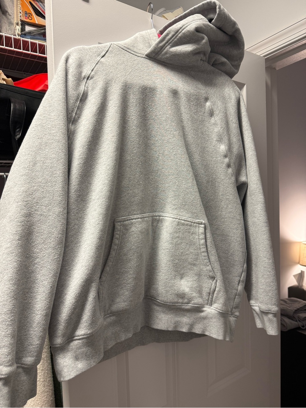 Aritzia Light Gray Pullover Hoodie